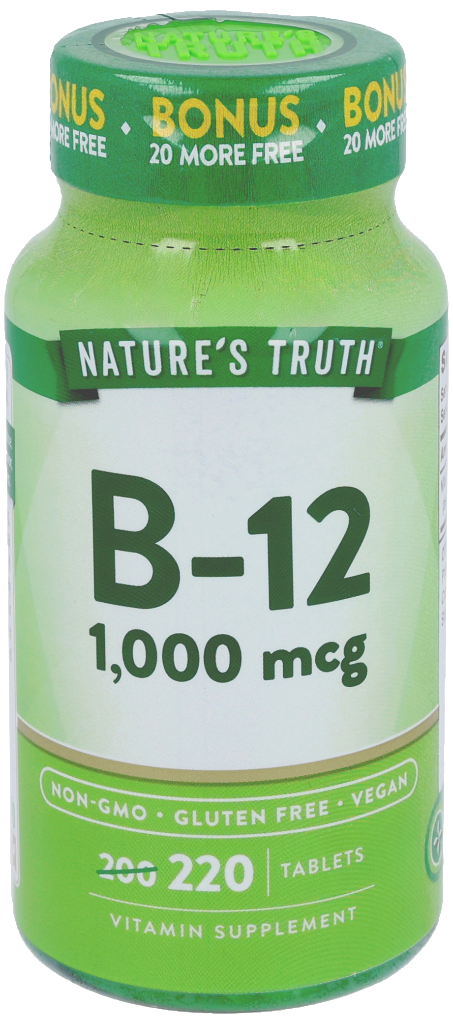 Nature's Truth B-12  1,000 mcg Tablets – Image 11
